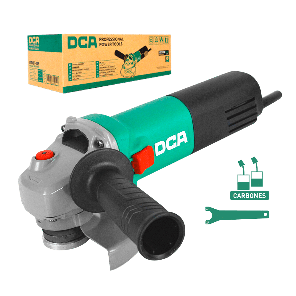 AMOLADORA ANGULAR 125MM 1020W D22MM 4200-11800/MIN