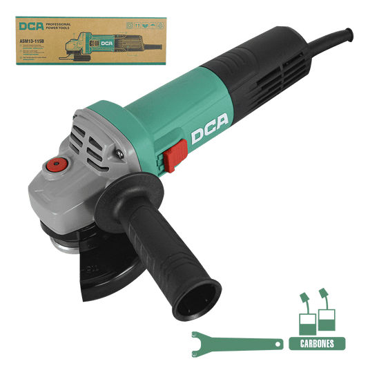 AMOLADORA ANGULAR 115MM 820W D22MM 11800/MIN AUTO STOP. SLIM