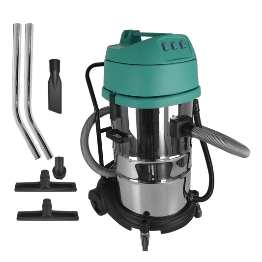 ASPIRADORA 3200W 80L HUMEDO/SECO HEPA FILTER