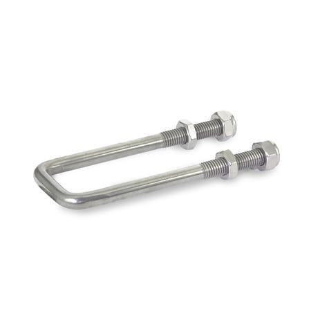 ABRAZADERA U-BOLT CUADRADA INOX