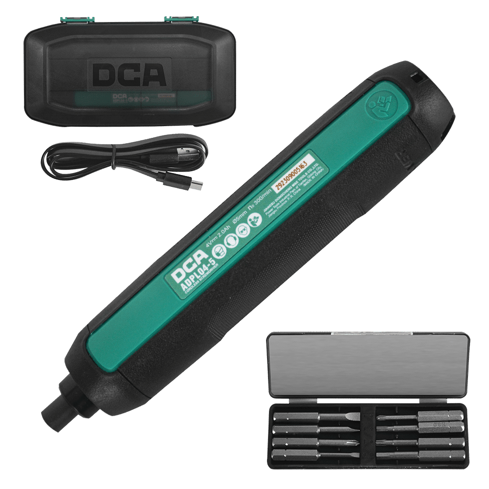 DESTORNILLADOR 4V 2.0AH 1/4” HEX 5NM 300/MIN MALETIN