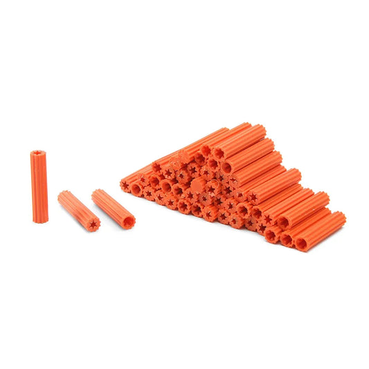 TARUGO 3/8 NARANJA PVC