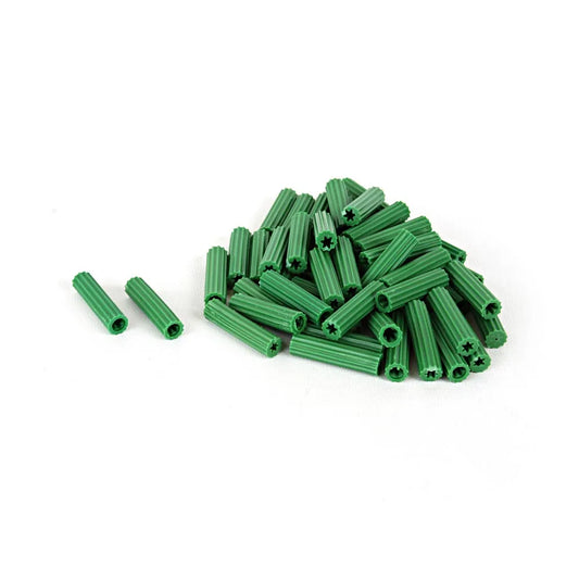 TARUGO 1/4 VERDE DE PVC