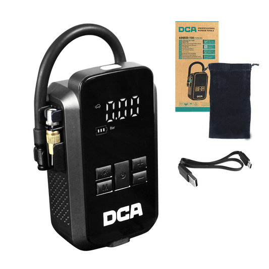 MINI COMPRESORA DIGITAL 150PSI 8V 2.0AH 60W 150PSI